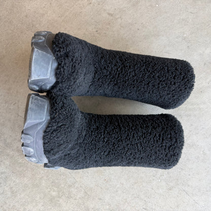 10 Rick Owens Shearling Lunar Tractor Boots
