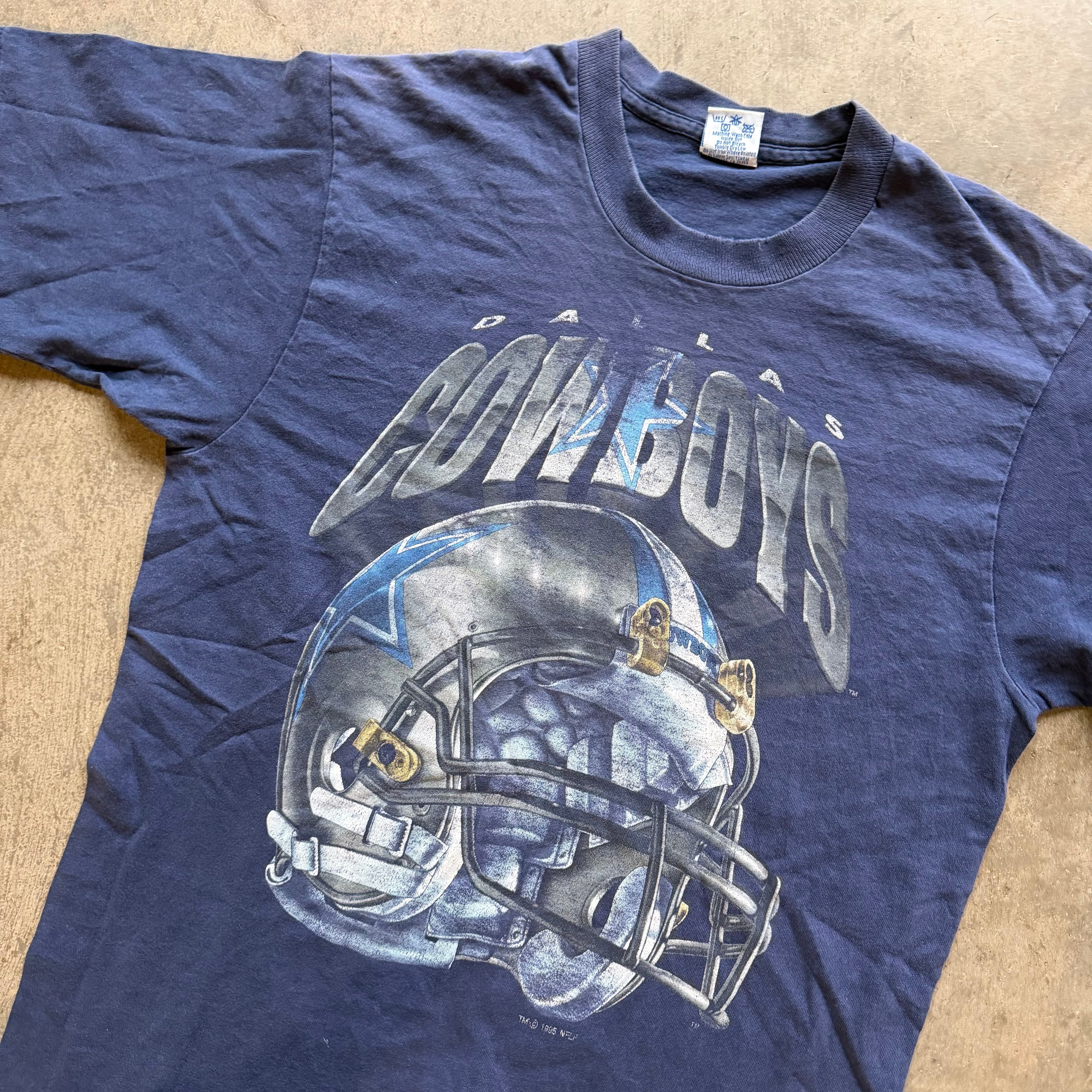 M 90s Salem Cowboys Helmet Tee