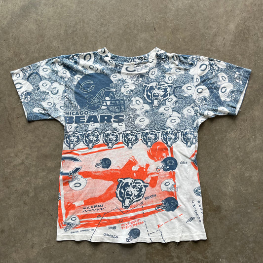 M 90s Chicago Bears AOP Tee