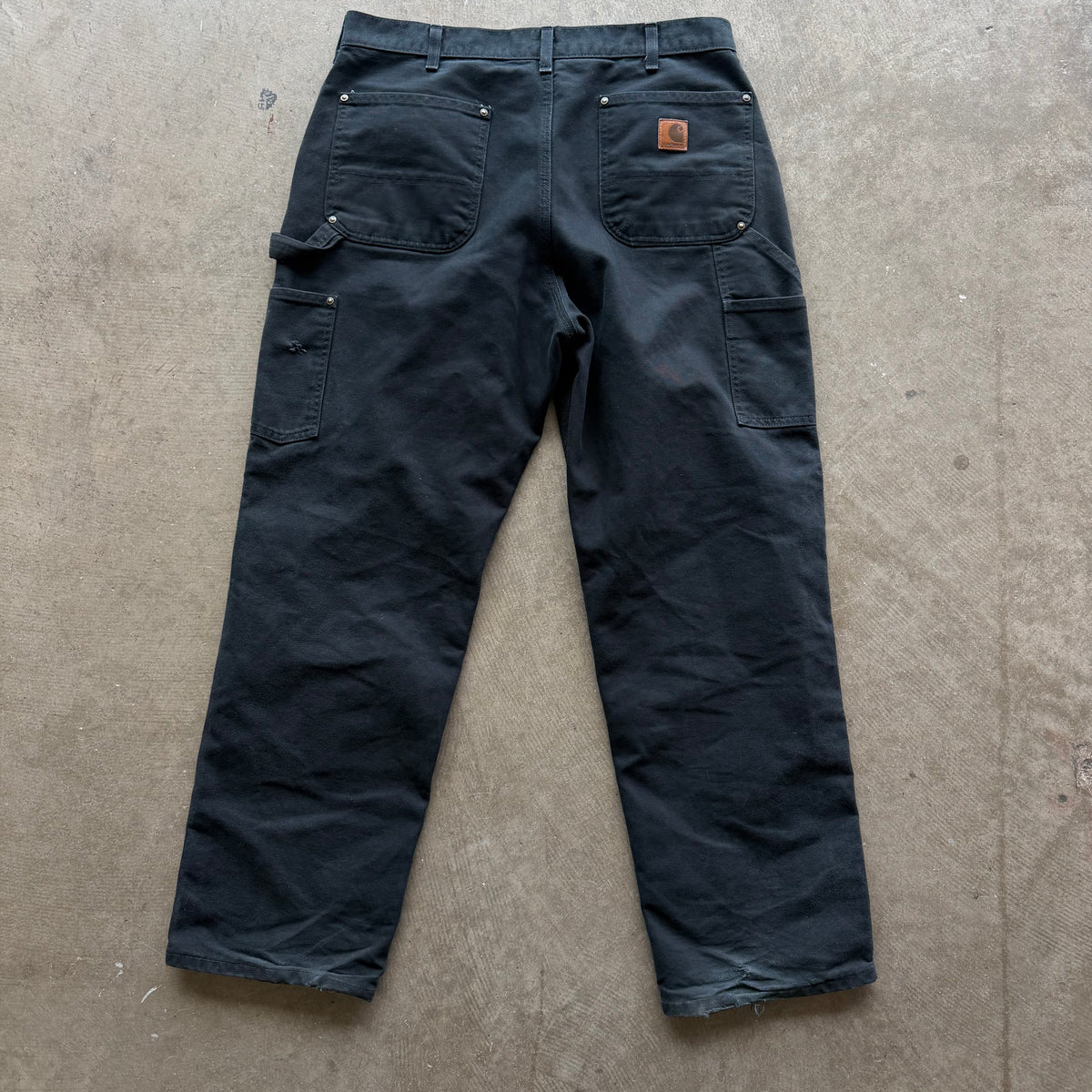 35x31 Black Carhartt Double Knees