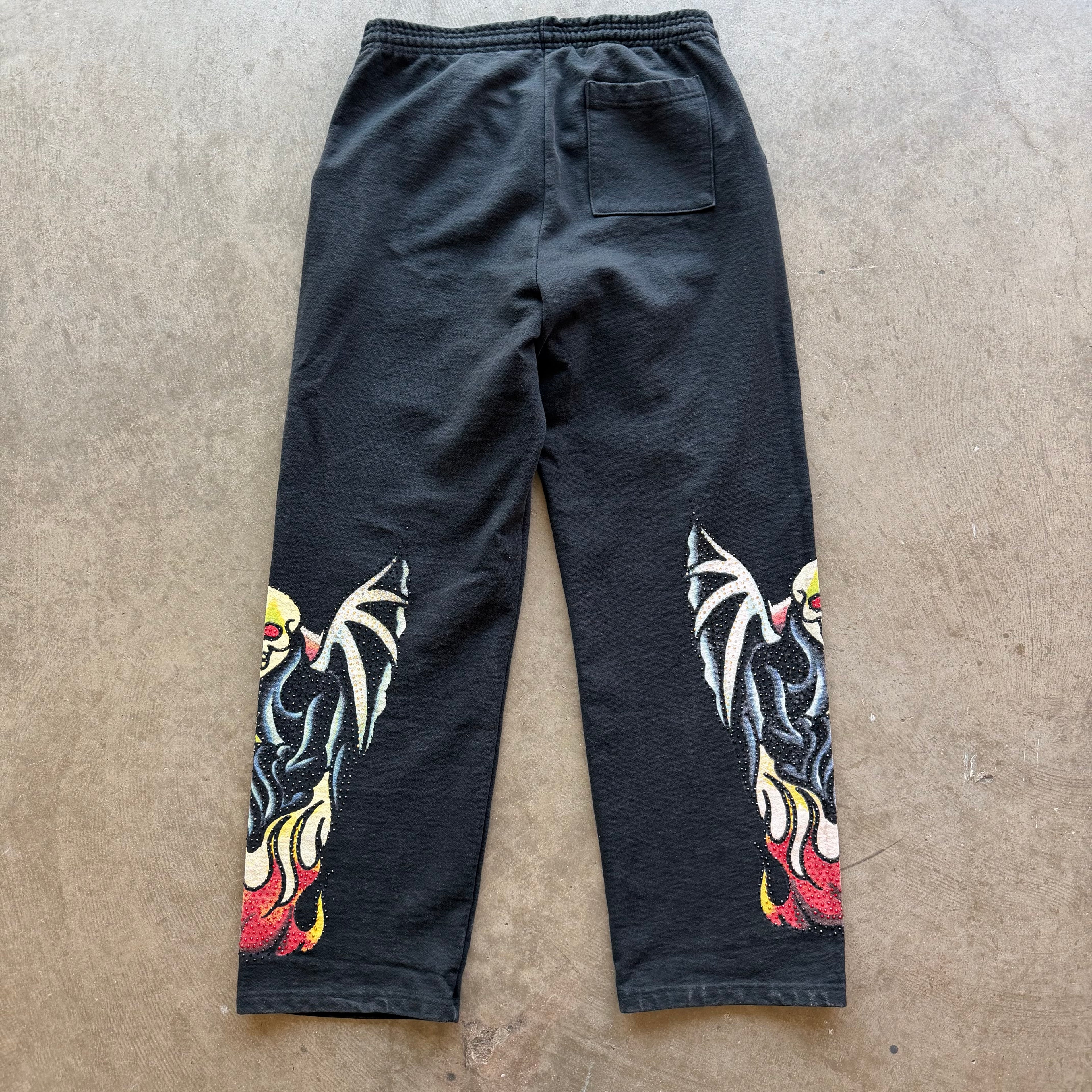 XL Ed Hardy Ken Carson Sequin Sweatpants