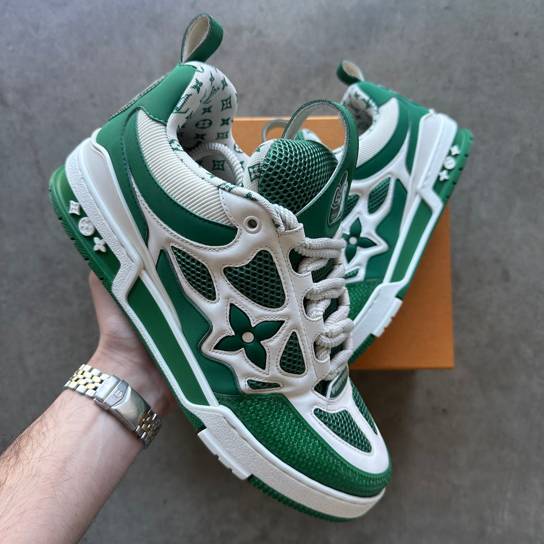 11 Used Louis Vuitton Skate Green
