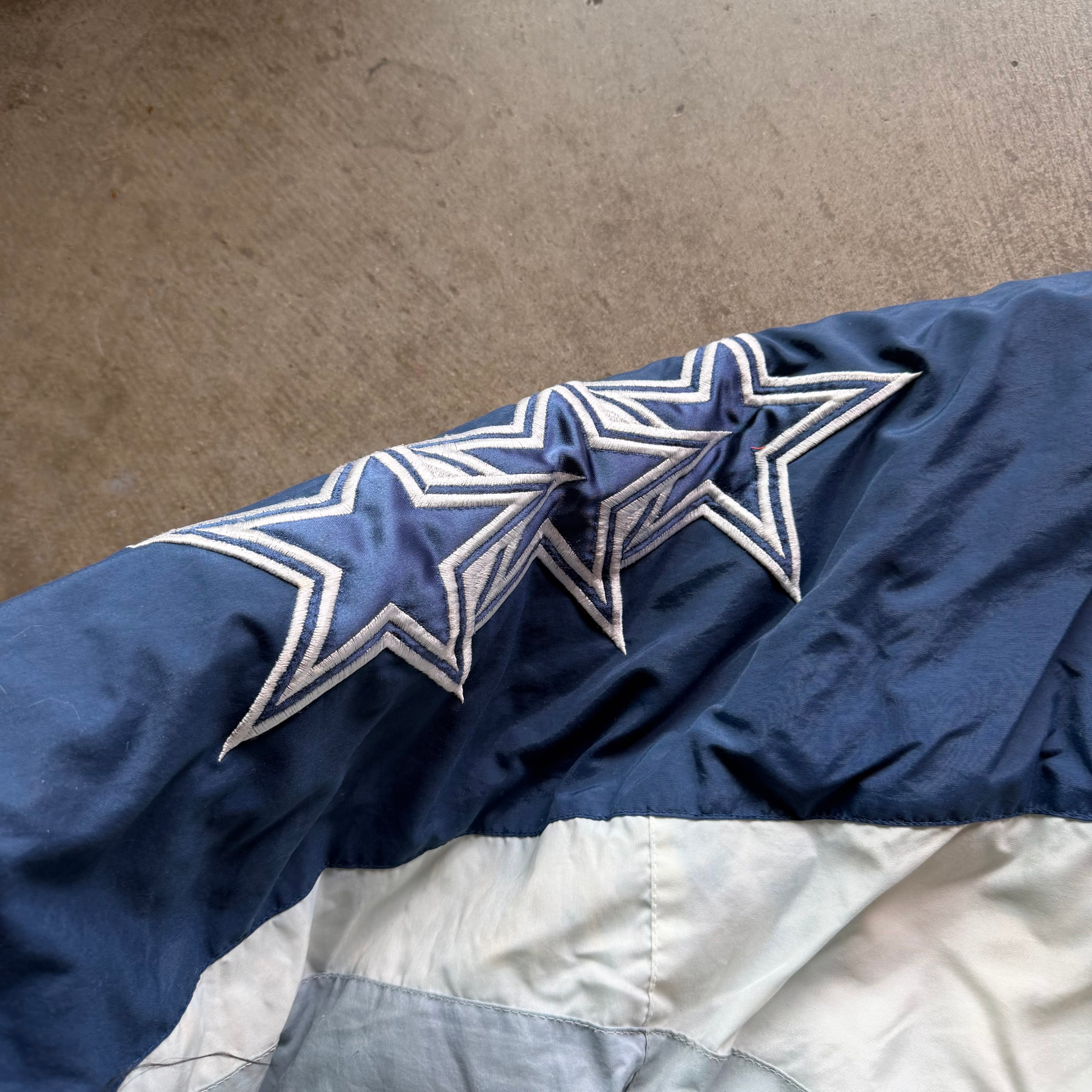 XL 90s Faded Pro Player Dallas Cowboys Hooded Jacket