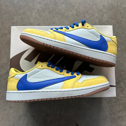 11.5w Used Travis Scott Jordan 1 Low Canary