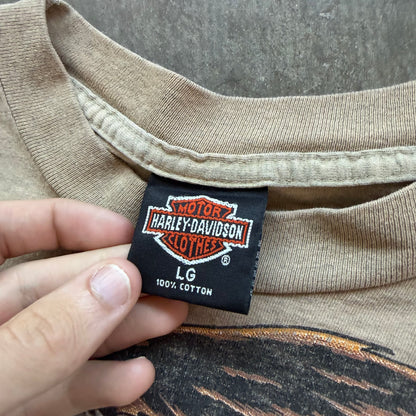 L 90s Harley Davidson Eagle Tee