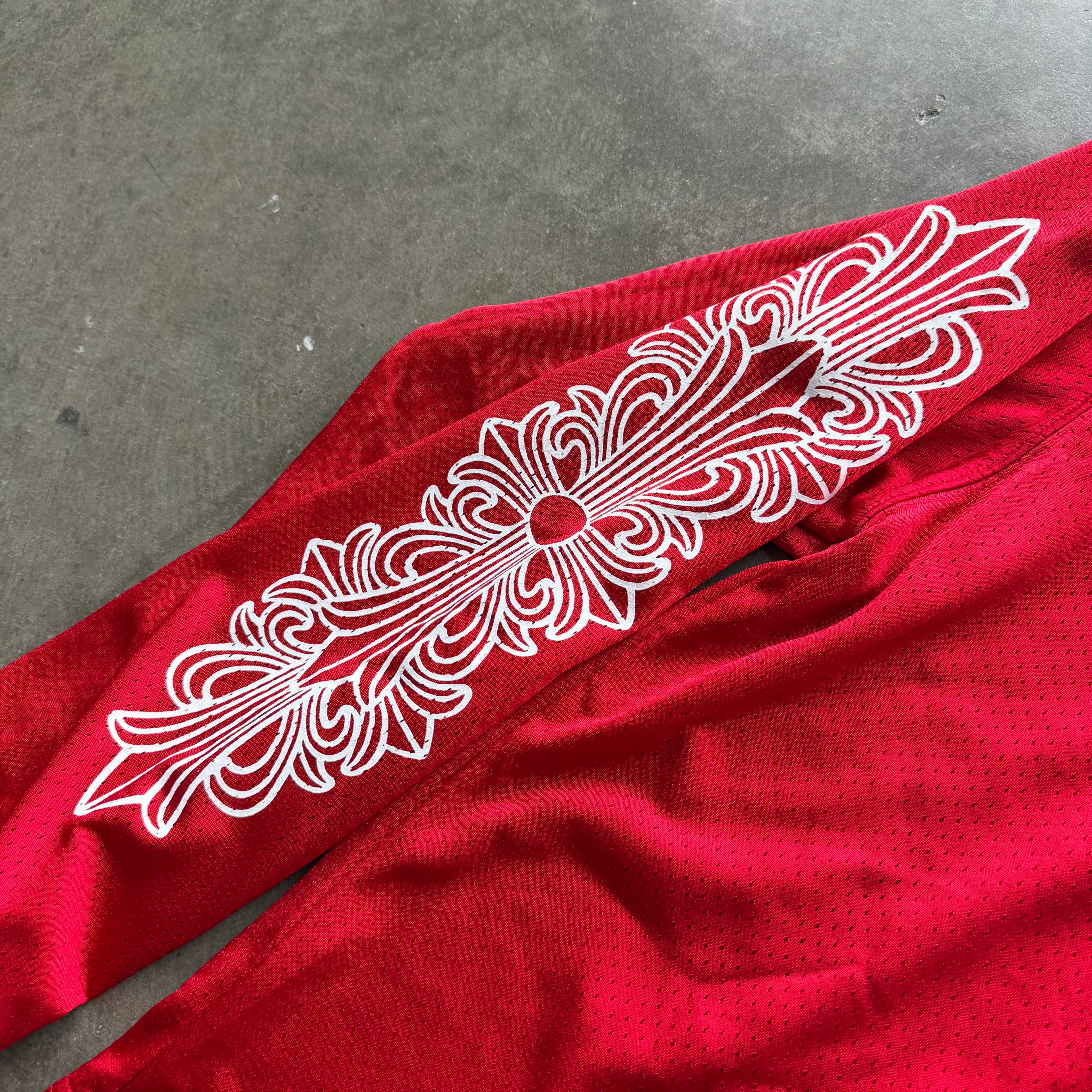 L Chrome Hearts Matty Boy Mesh Jersey Red