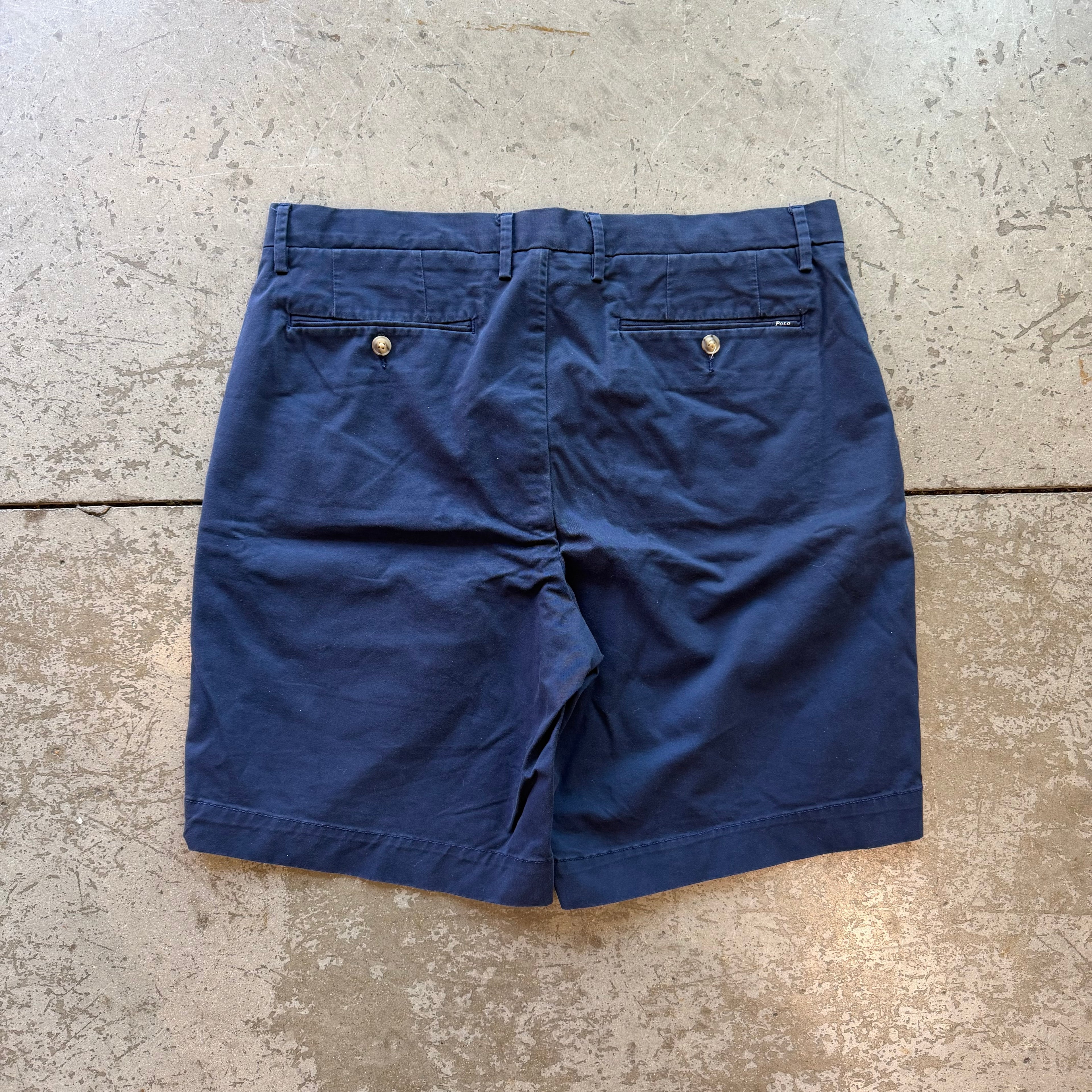 35w Navy Polo Shorts