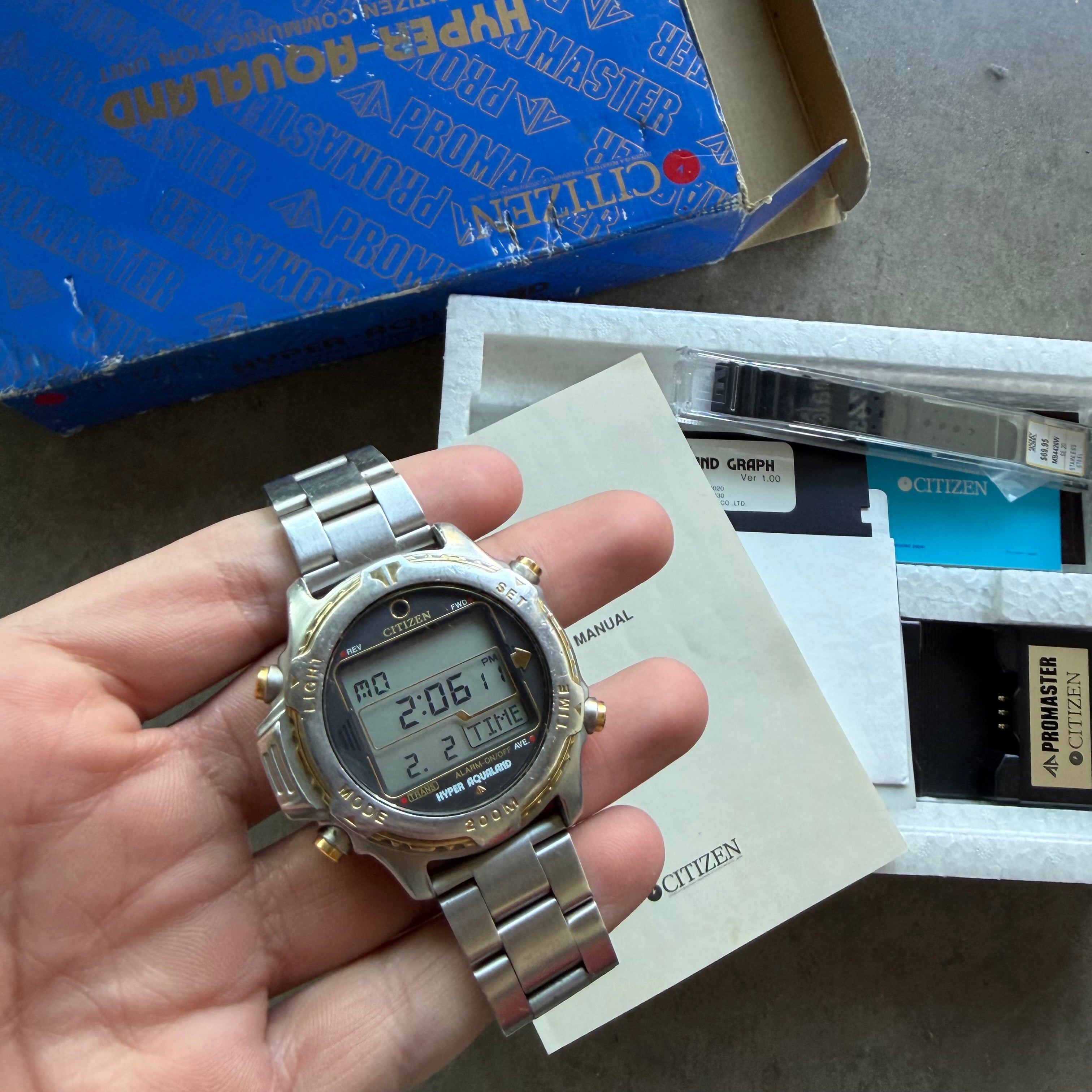 Citizen Hyper Aqualand Promaster Watch Full Set