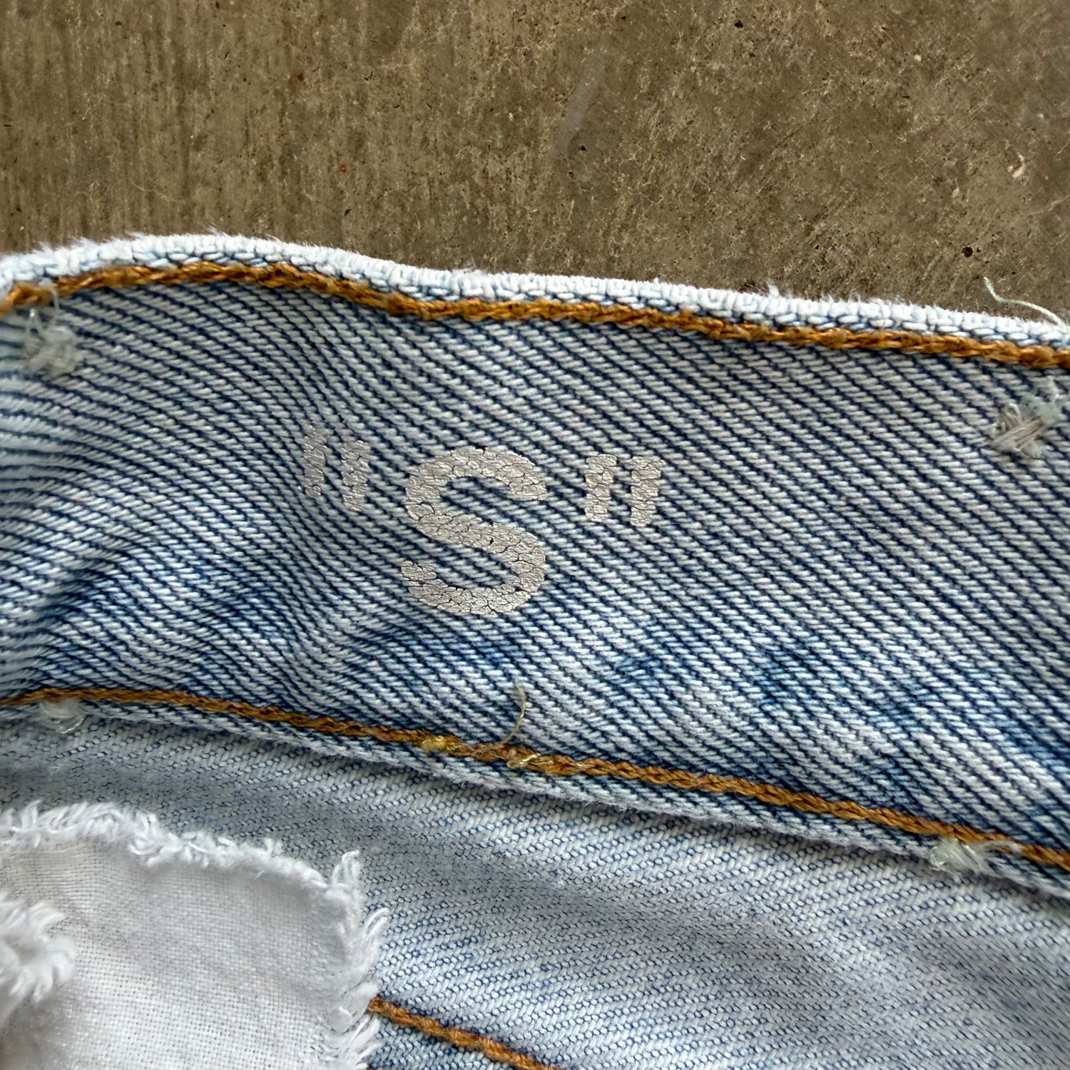 34x32 Off White Temperature Denim
