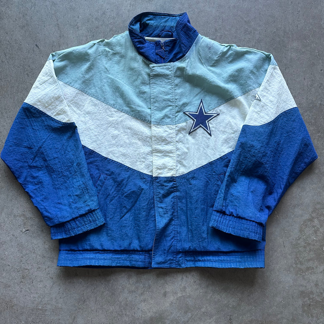 L 90s Thrashed Cowboys jacket