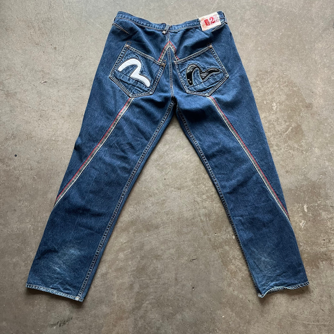 38x34 00s Bootleg Evisu Jeans