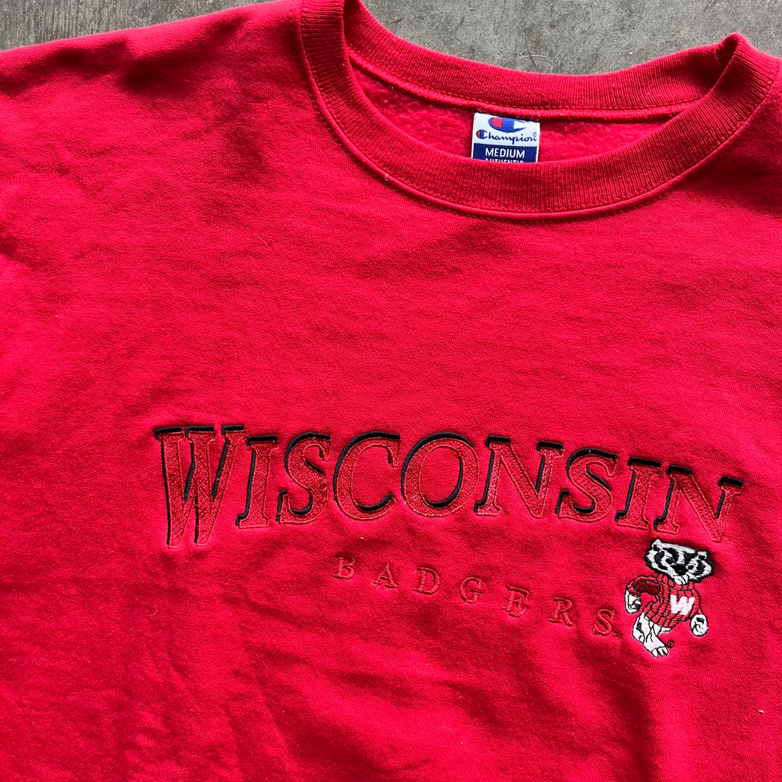 M 00s Wisconsin Crewneck