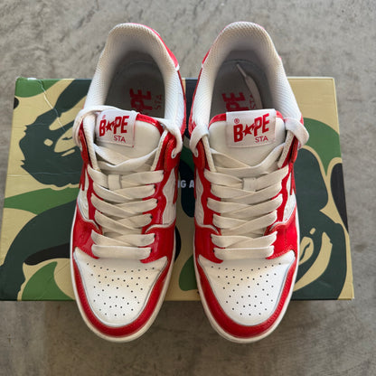 8.5 Bapesta Patent Red
