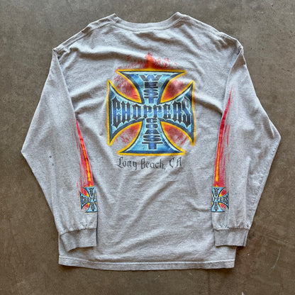 XL West Coast Choppers Flame L/S