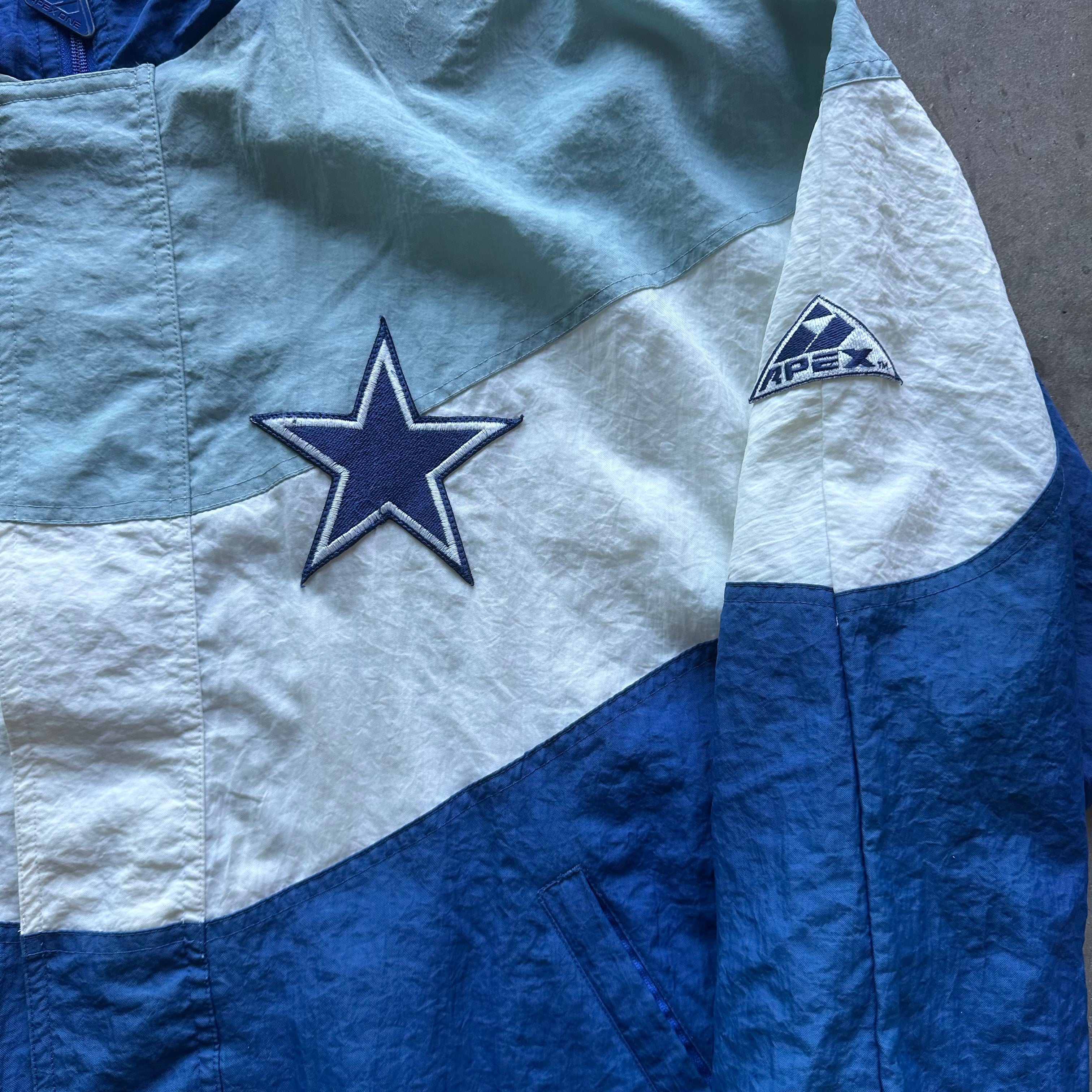 L 90s Thrashed Cowboys jacket