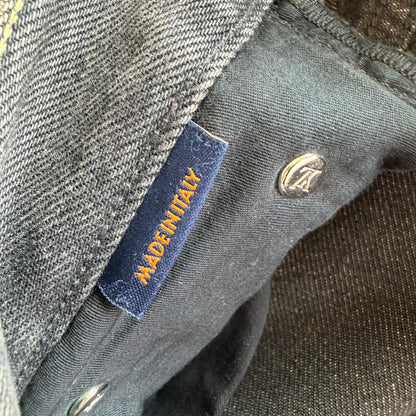 34x34 Louis Vuitton Black Denim