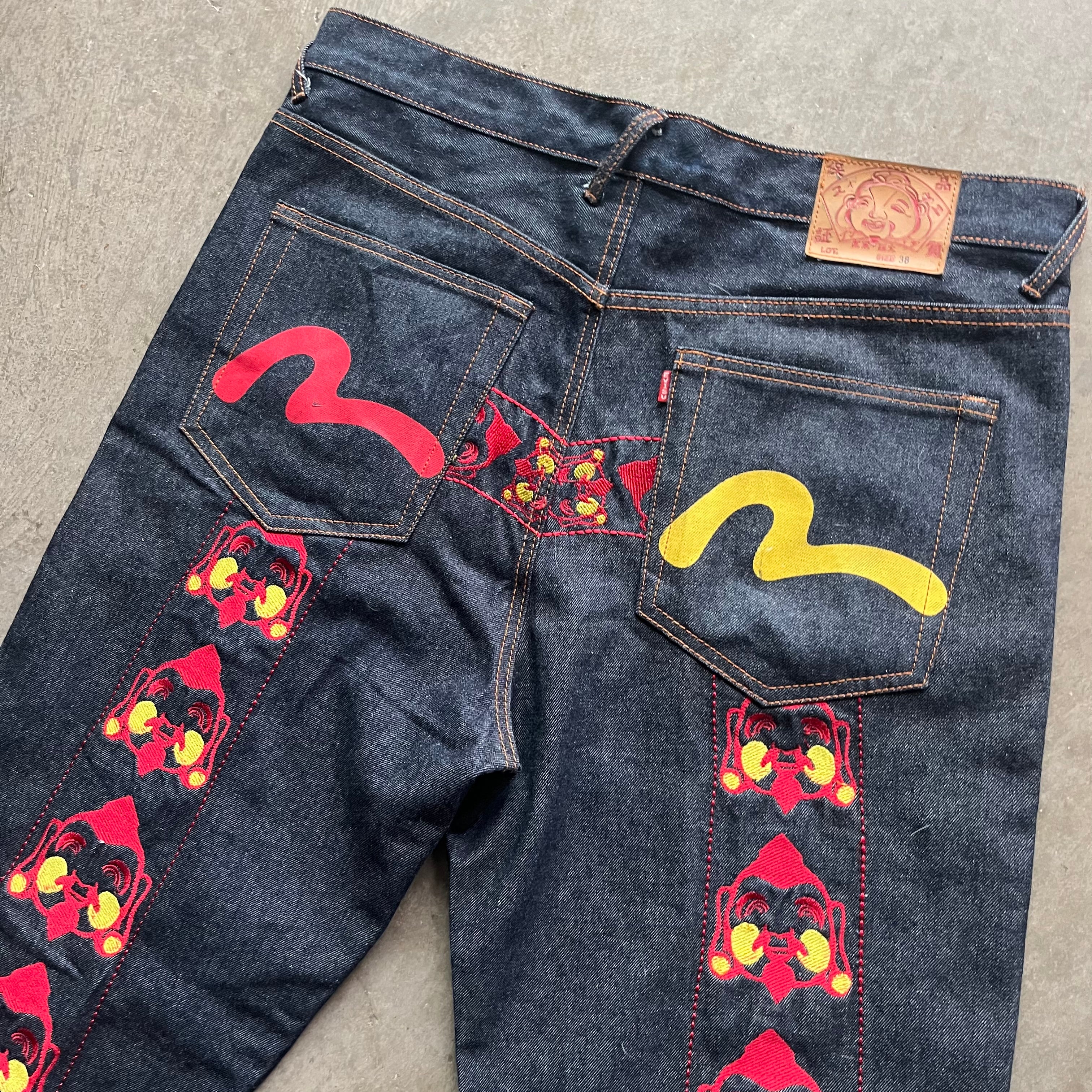 40x36 Bootleg Evisu Jeans