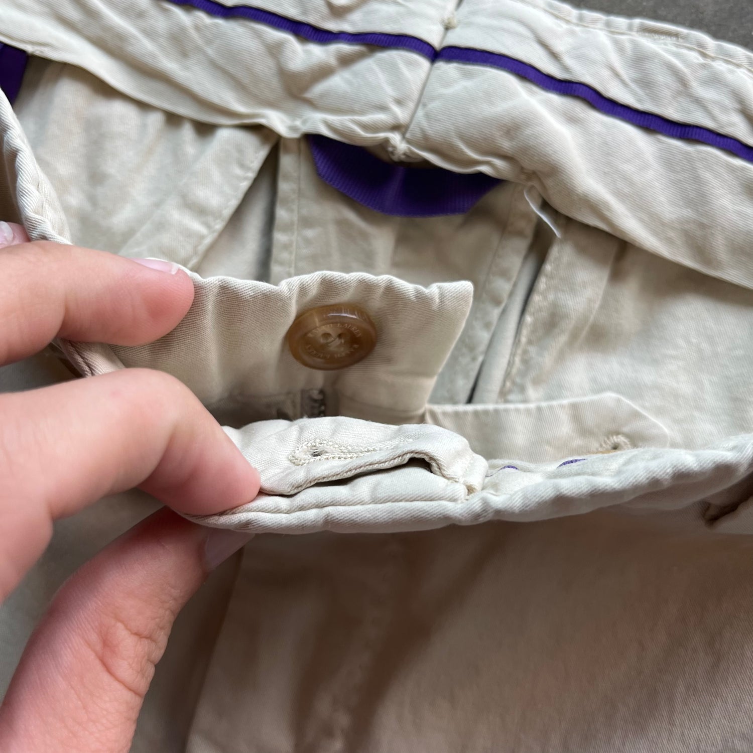 40x32 Purple Label Ralph Lauren Khakis