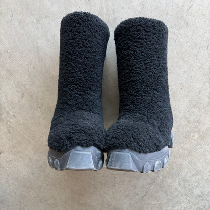 10 Rick Owens Shearling Lunar Tractor Boots