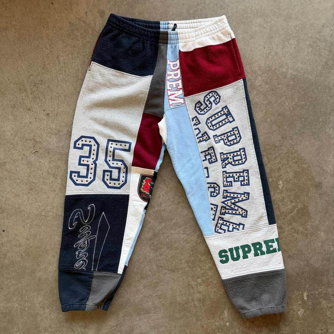 XL SS25 Supreme Patchwork Sweatpants