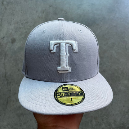Size 7 Grey Rangers Fitted Hat