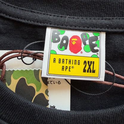 XXL Bape Black Ape Logo Tee