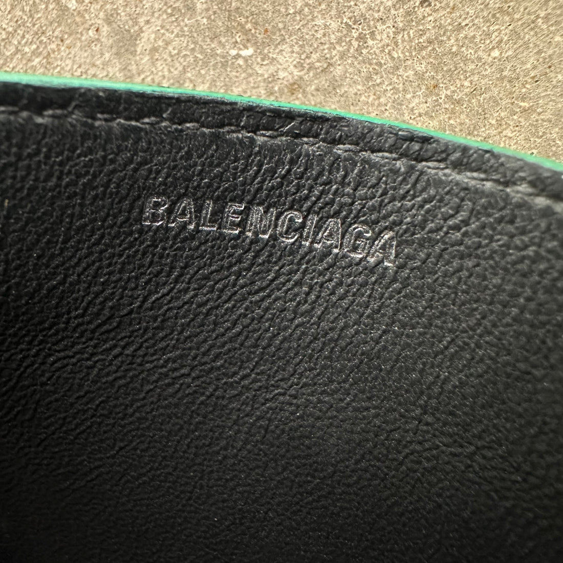 Balenciaga Green Cardholder