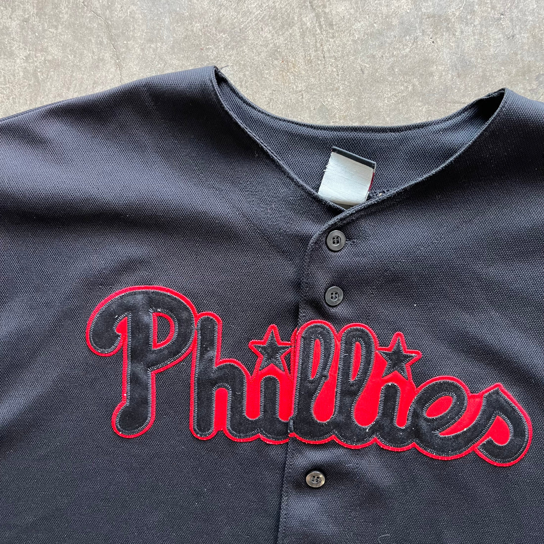 XXL 00s Black Phillies Jerseys