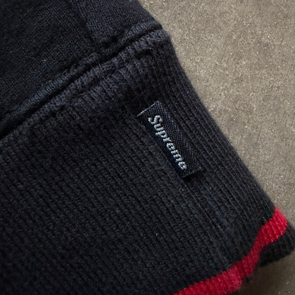 L Supreme Milano Half Zip Black