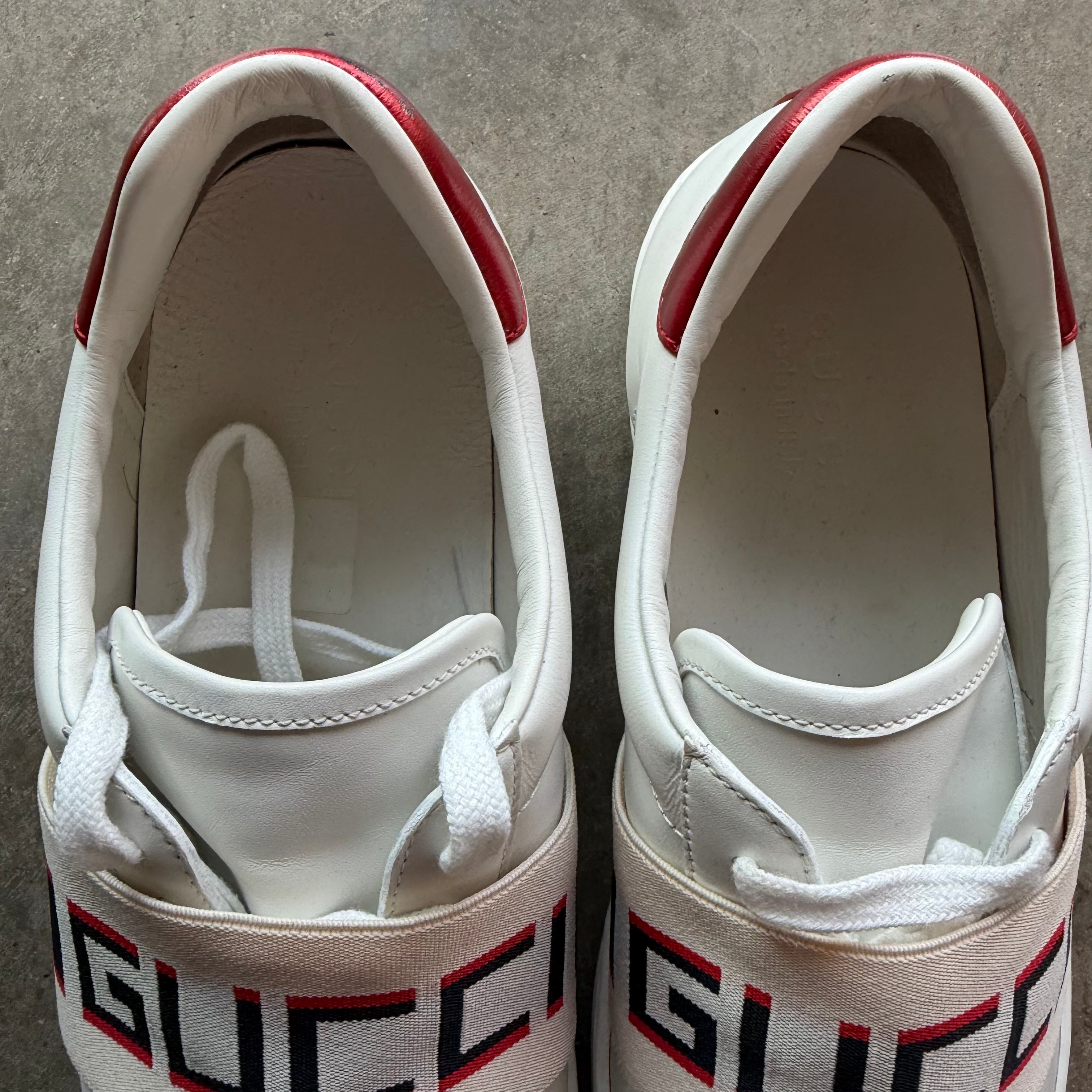 9 Used Gucci Ace Strap White