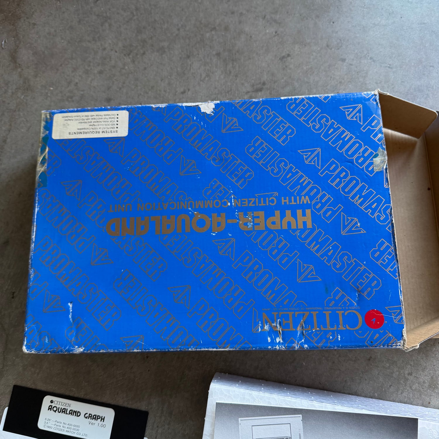 Citizen Hyper Aqualand Promaster Watch Full Set