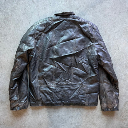 M 00s Faux Leather Levis Jacket