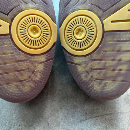12.5 Used Louis Vuitton Trainer Brown Monogram Yellow Purple