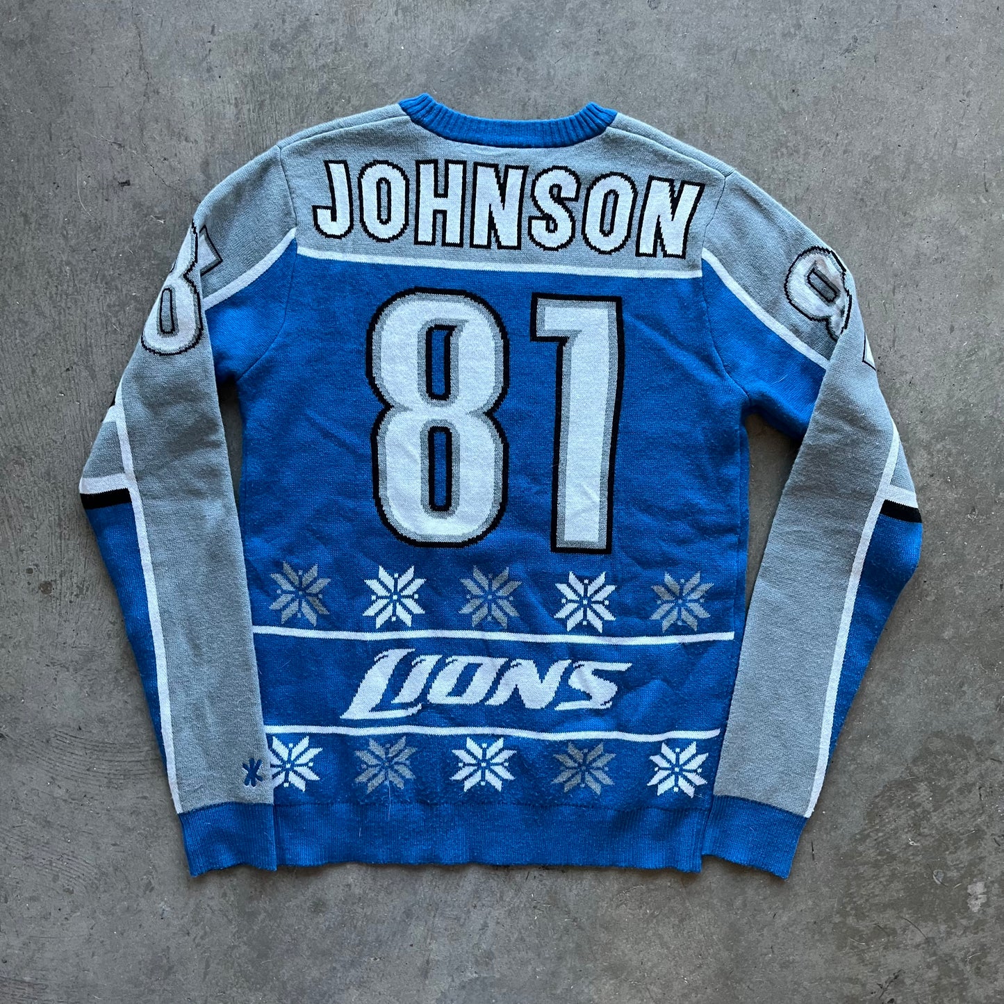 S Calvin Johnson Sweater