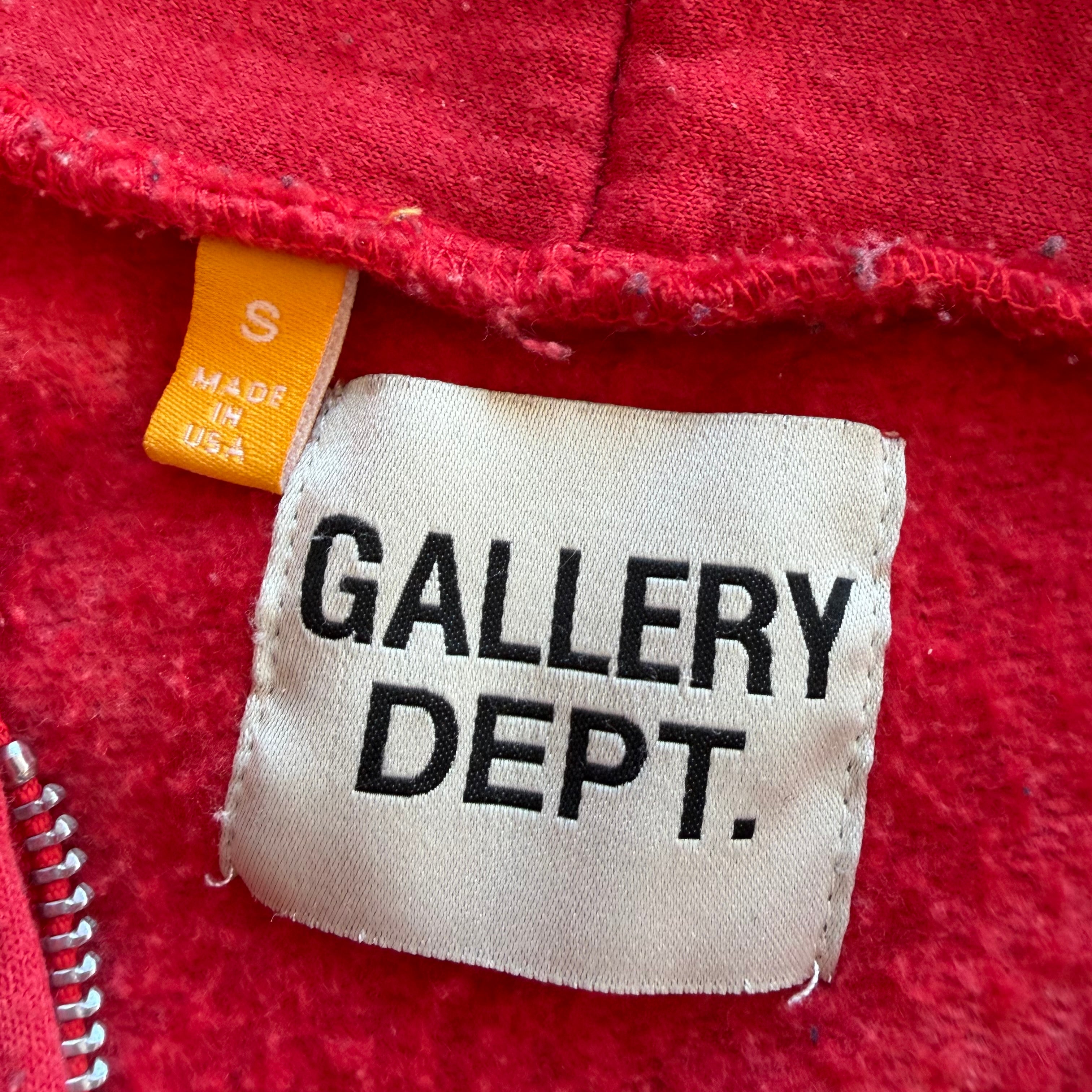 S Gallery Dept Red Zipup Jacket