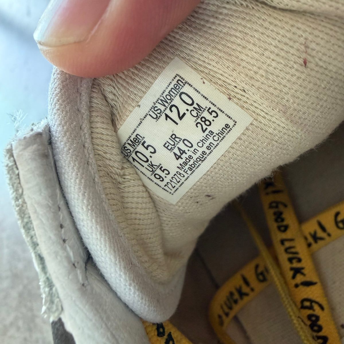 10.5 Gallery Dept Vans Old Skool Goodluck