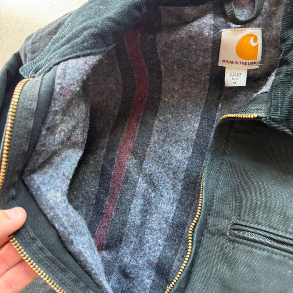 M 00s Carhartt Detroit Jacket Black