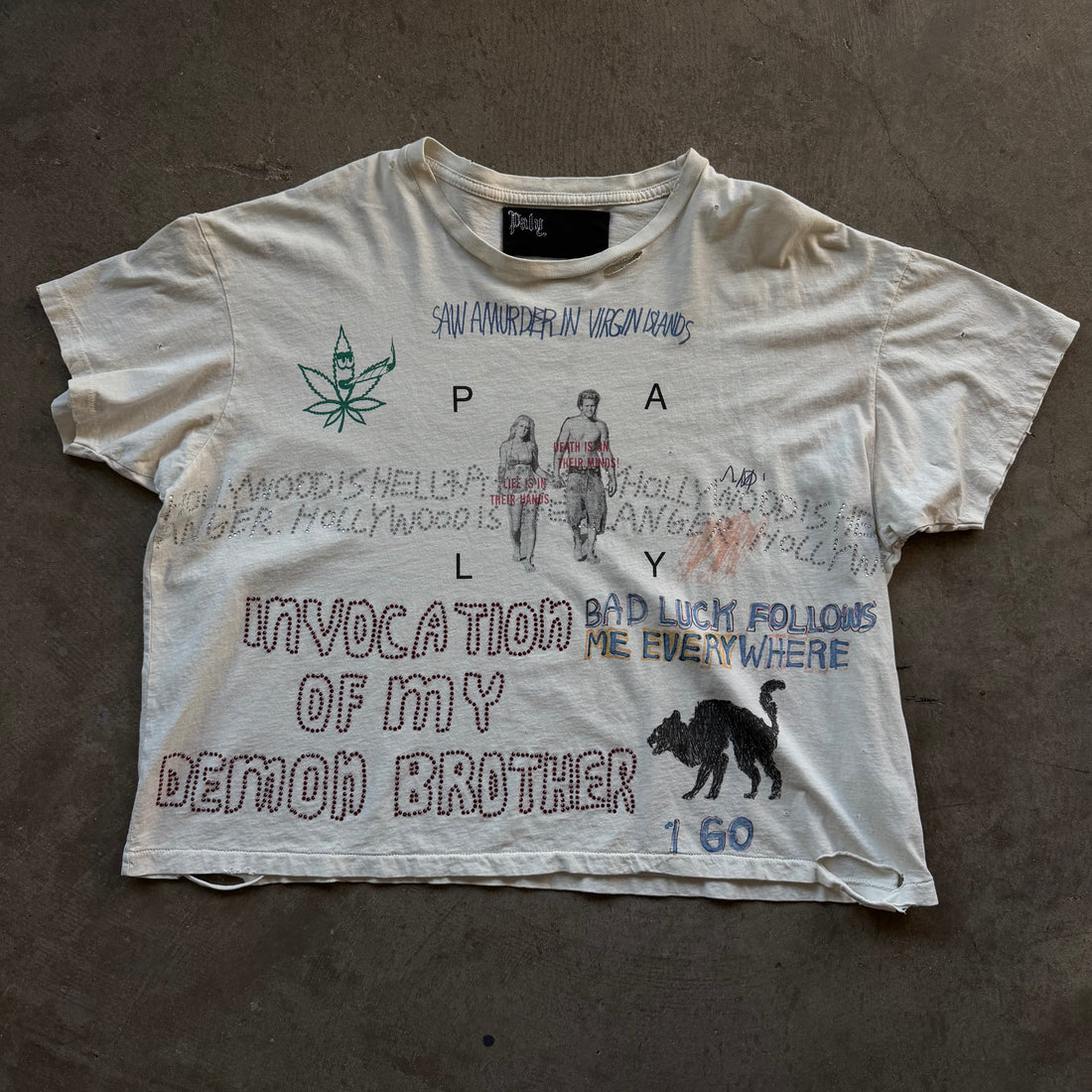 S Paly Hollywood Bad Luck Tee