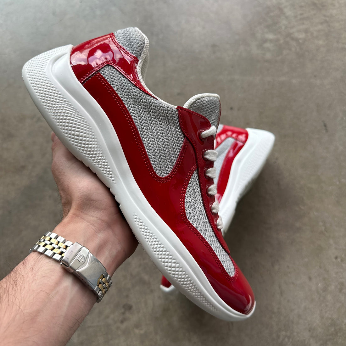 10 Used Red/White Prada Cup