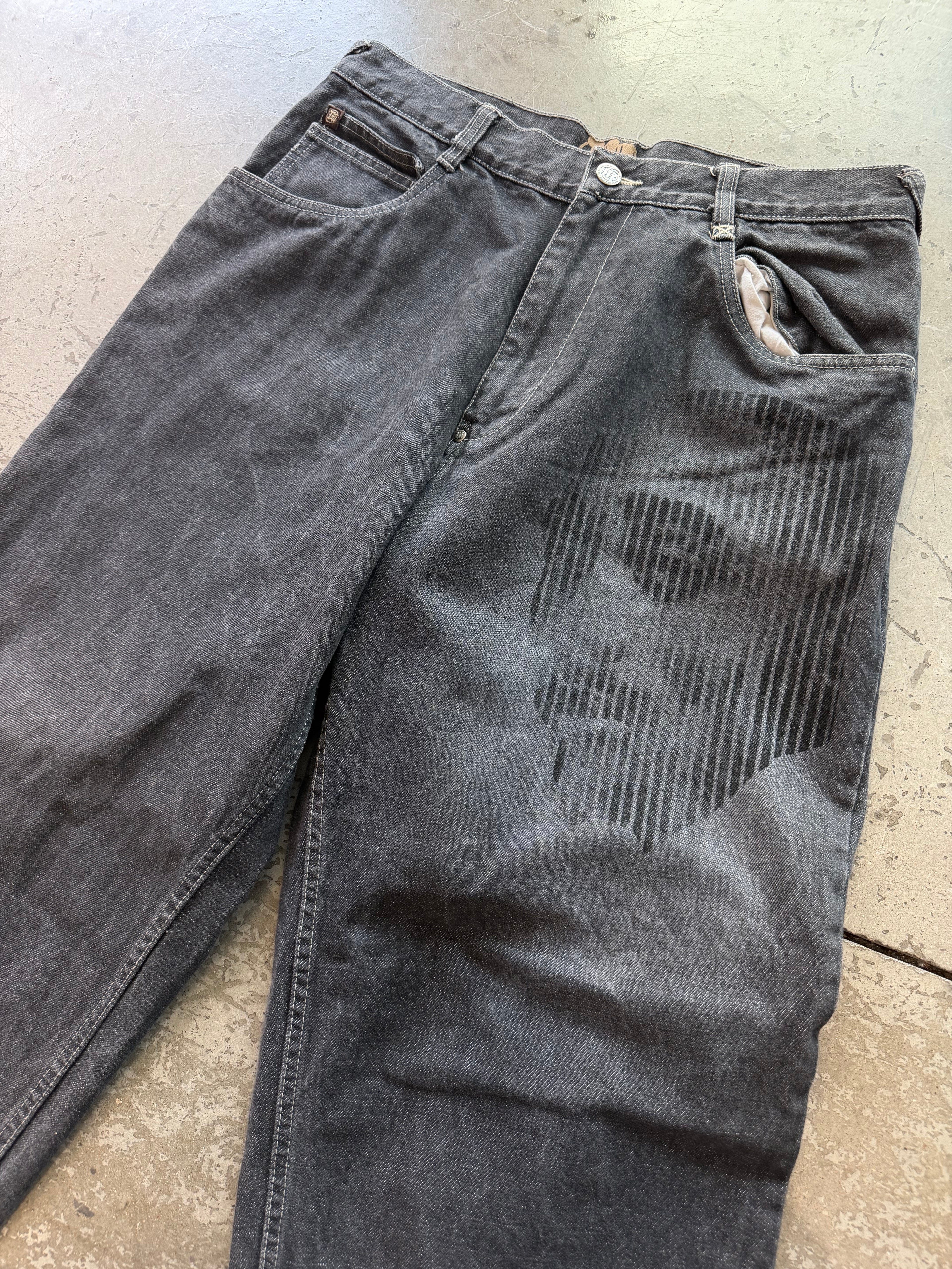36x34 Y2K Makaveli Tupac Jeans