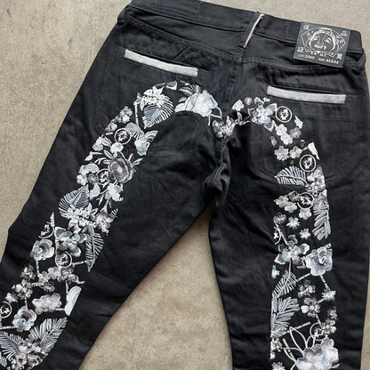 32x30 Black Evisu Jeans