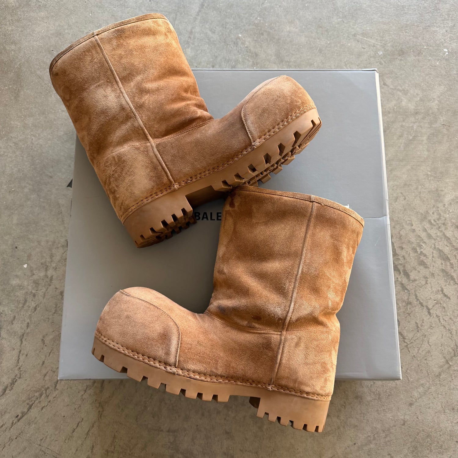 10 Balenciaga Alaska Boot Brown