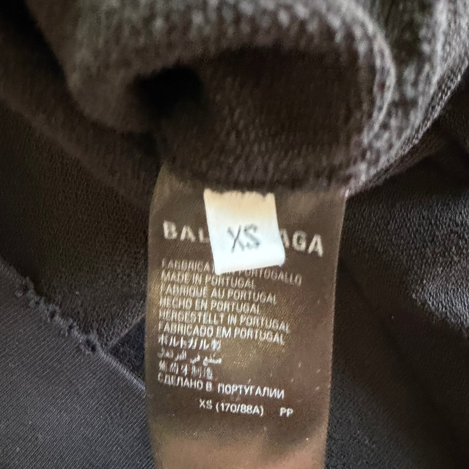 XS Balenciaga Hand Drawn BB Icon Hoodie