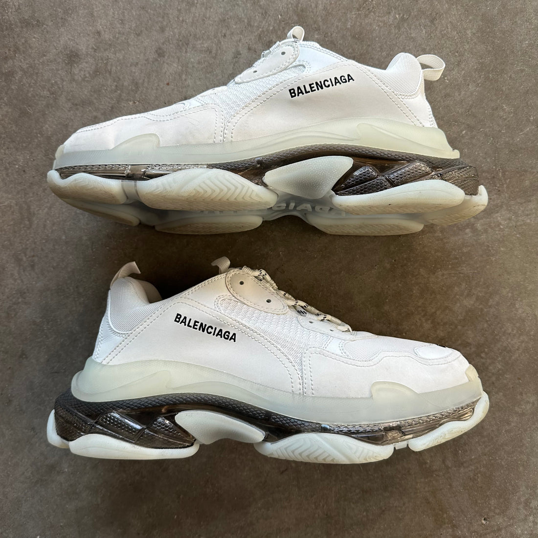 46 Used Balenciaga Triple S White