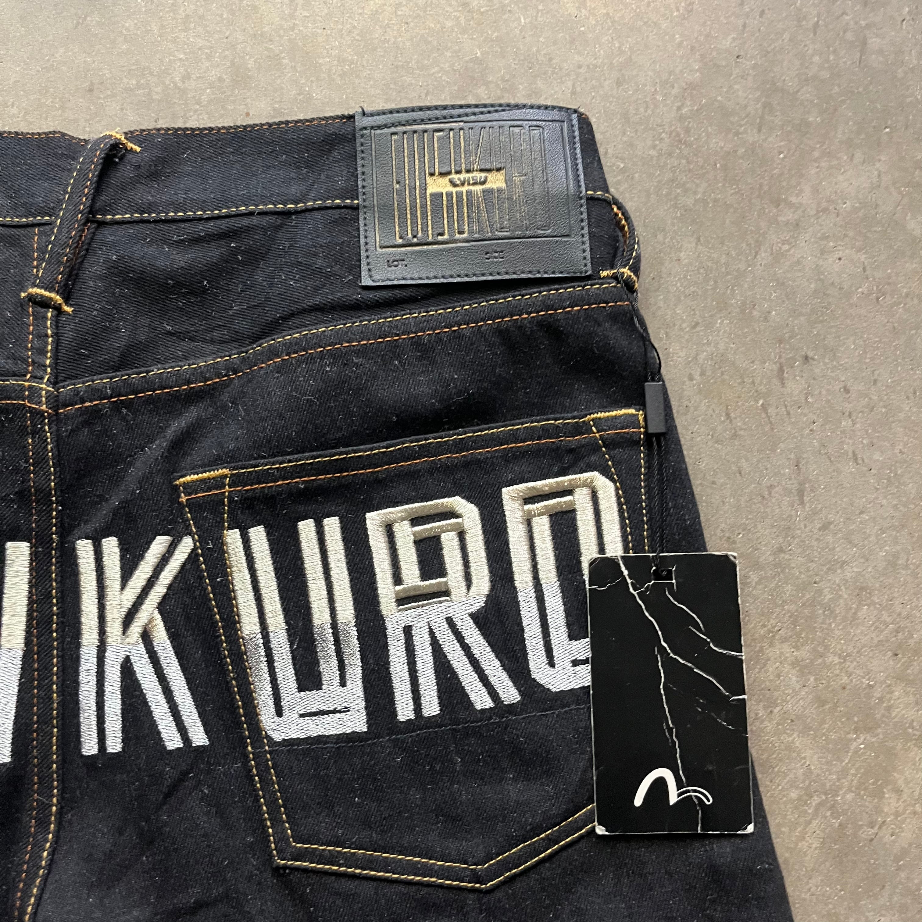 32w Brand New Evisu Kuro Shorts