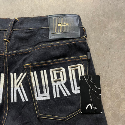 32w Brand New Evisu Kuro Shorts
