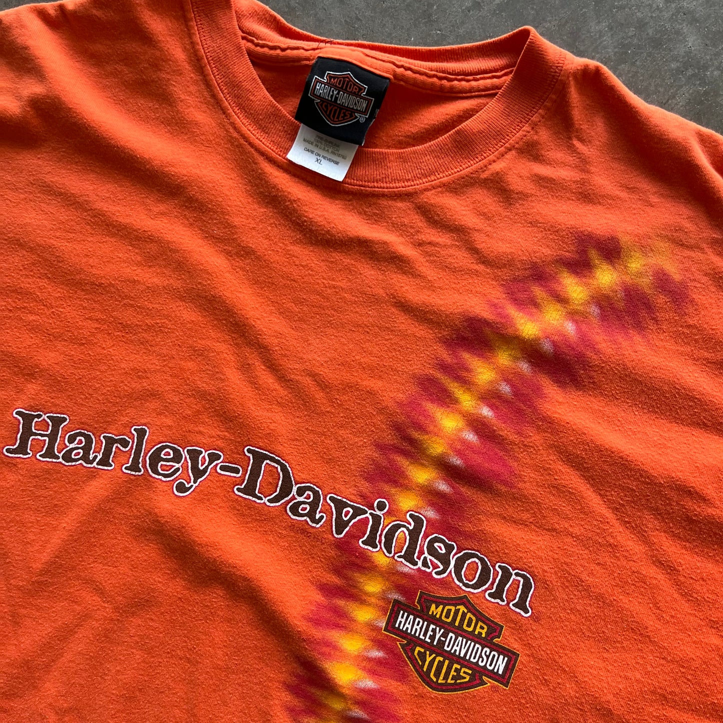 XL 02 Tye Dye Harley Tee