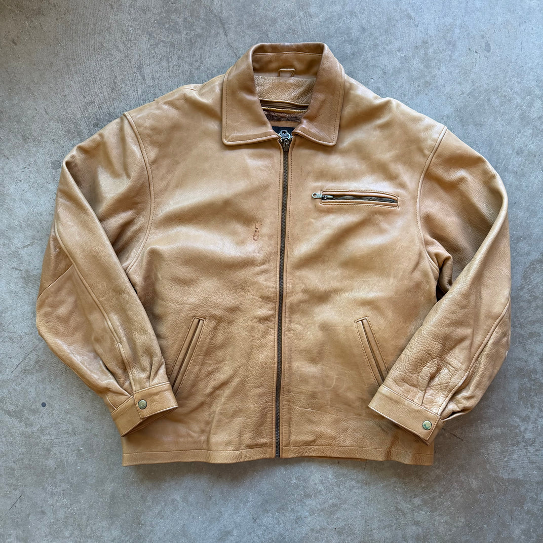 XL 90s Detachable Hudson Leather Jacket