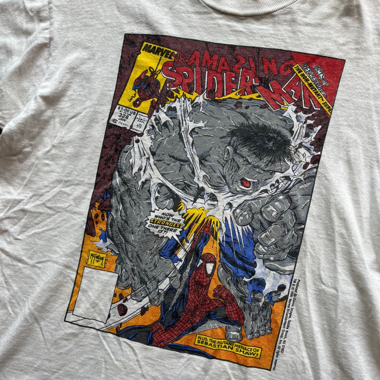 L 1990 Comic Images Spider-Man Tee