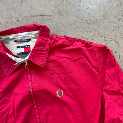 L 90s Tommy Hilfiger Fragrances Harrington Jacket